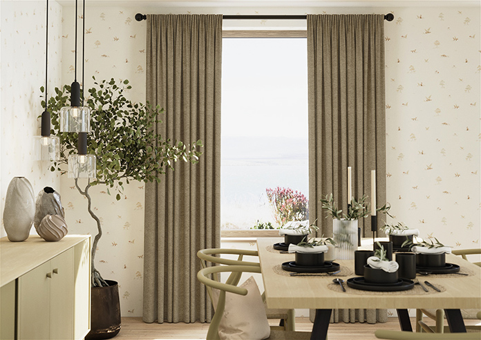 Carron, Woven Jute - Made to Measure Curtains - Image 3